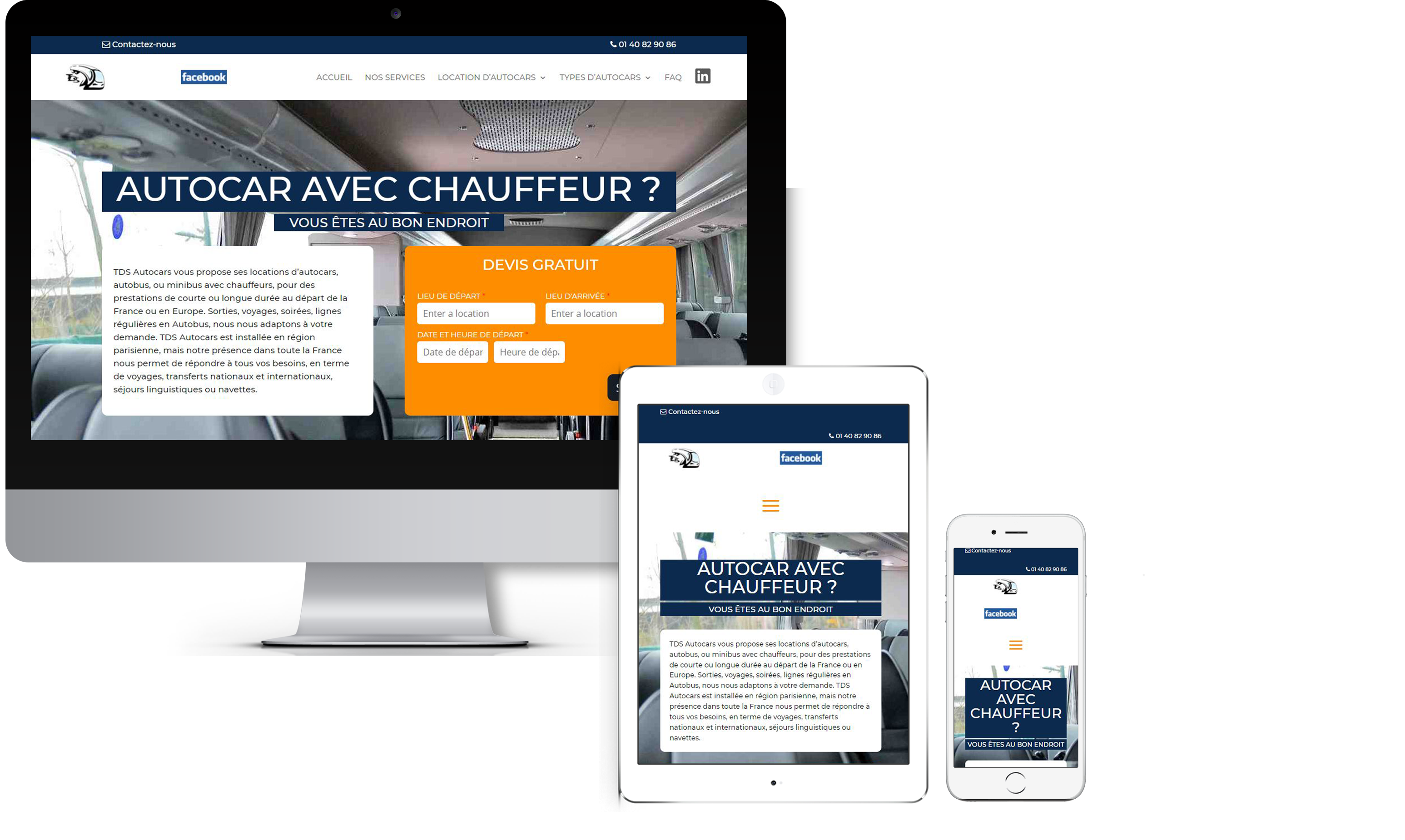 TDS Autocars responsive design