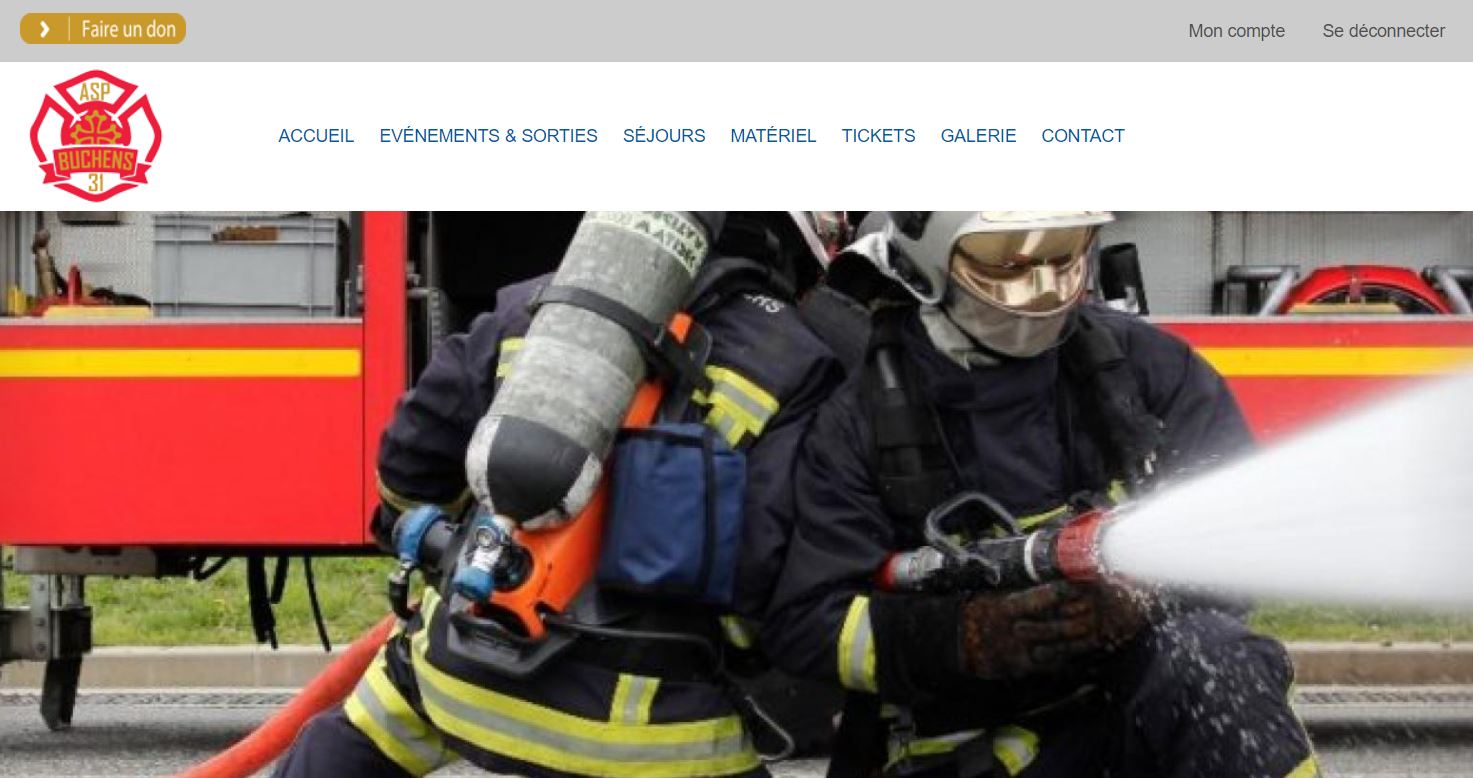 Site web Asp Buchens – Pompiers de Ramonville