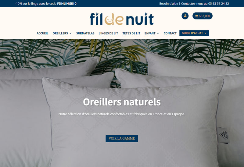 Site Internet Fil de Nuit