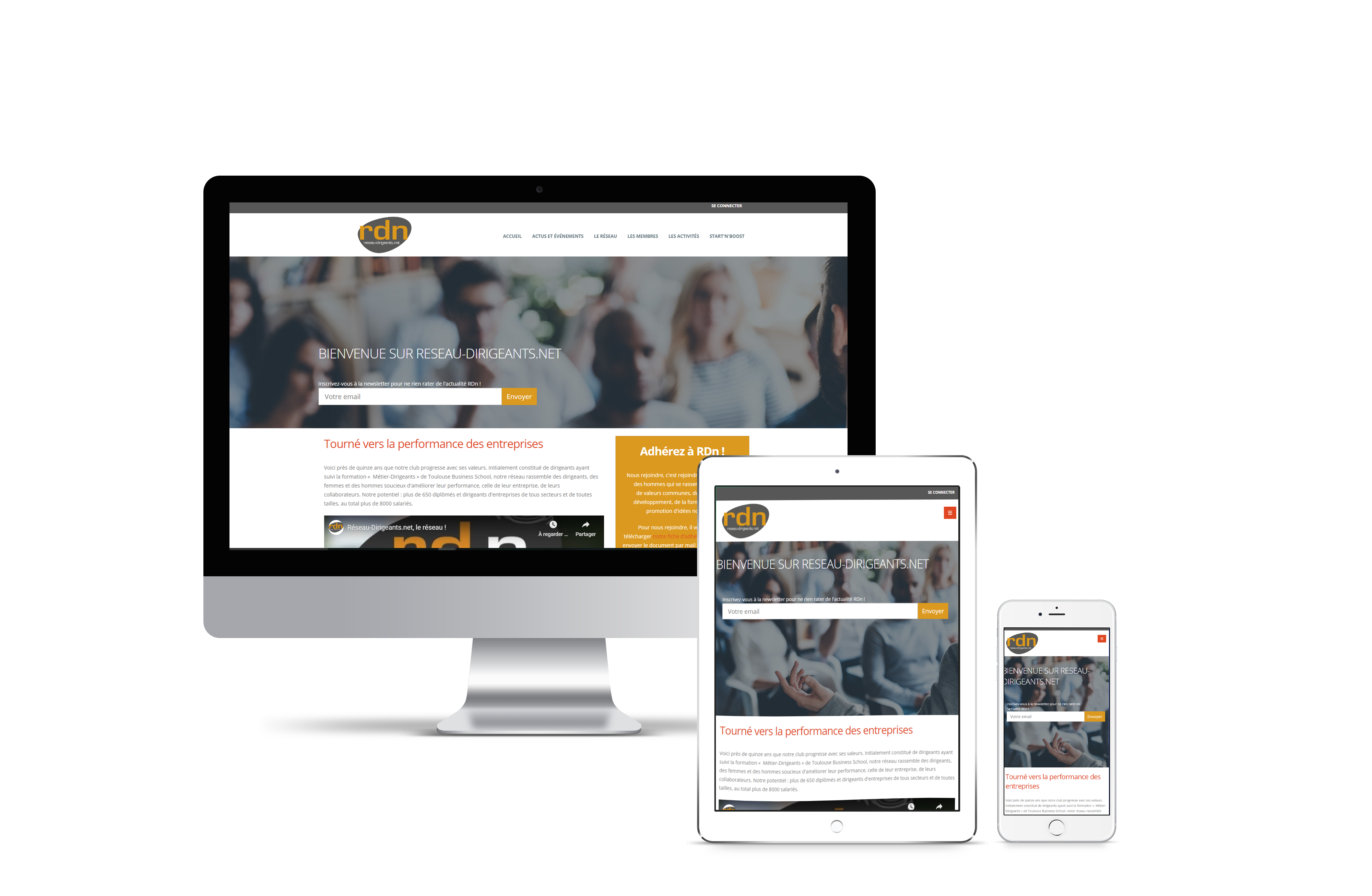 Association Réseau Dirigeants responsive design