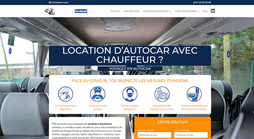 Site web TDS Autocars