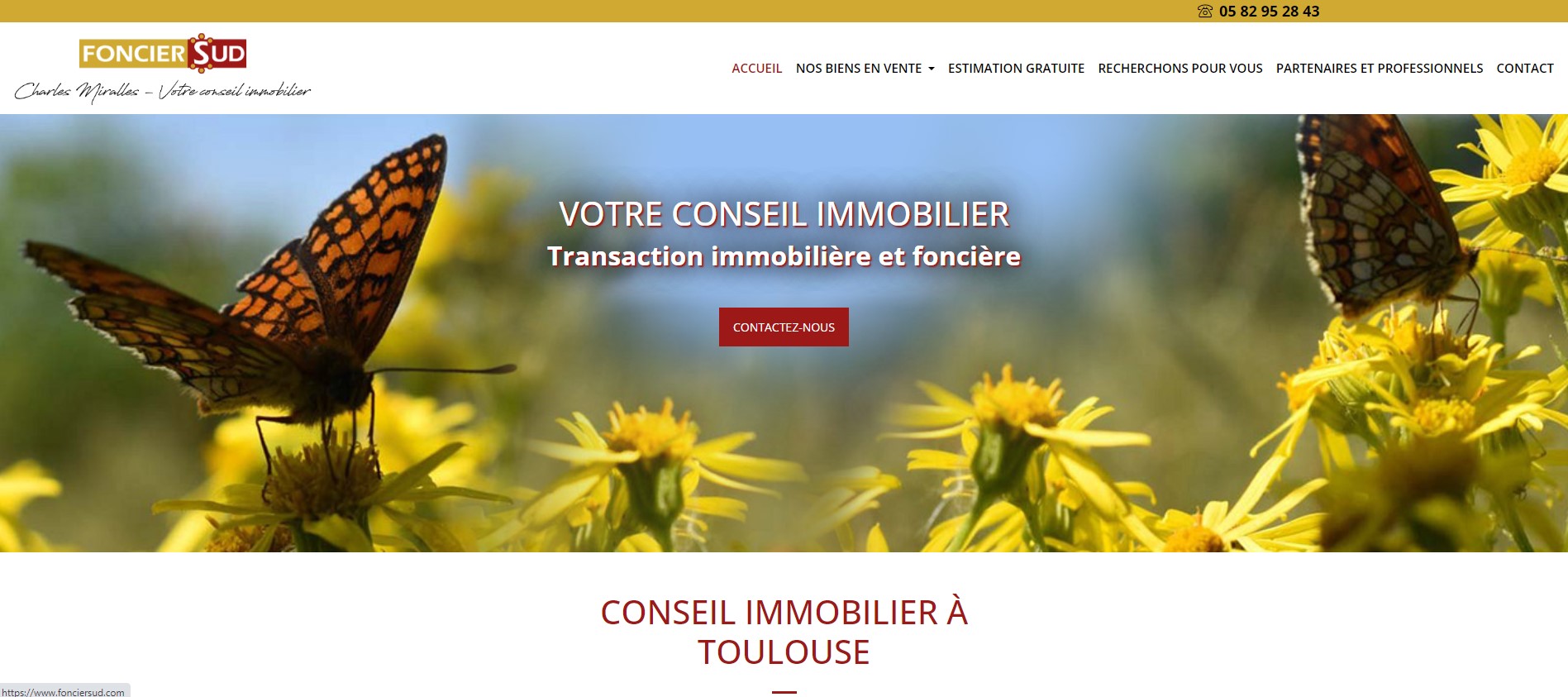 Site Web Foncier Sud