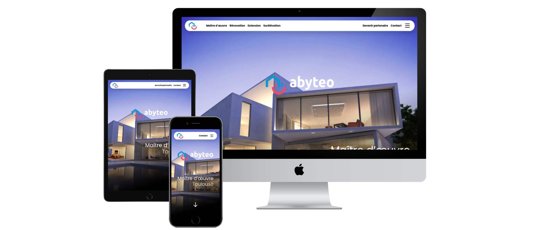 Site Internet Abyteo responsive design