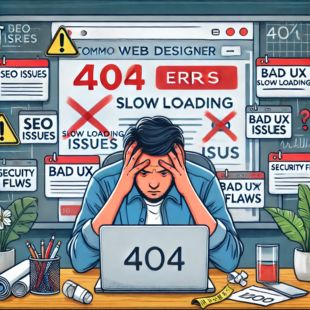 Pages en erreur 404 après une refonte de site web sans plan de redirections