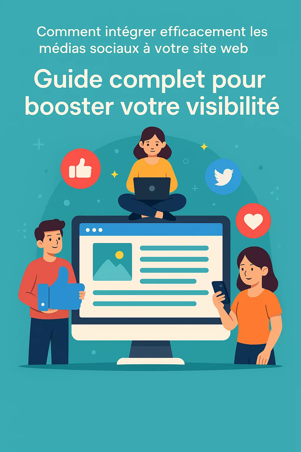 Comment intégrer efficacement les médias sociaux à votre site web : Guide complet pour booster votre visibilité