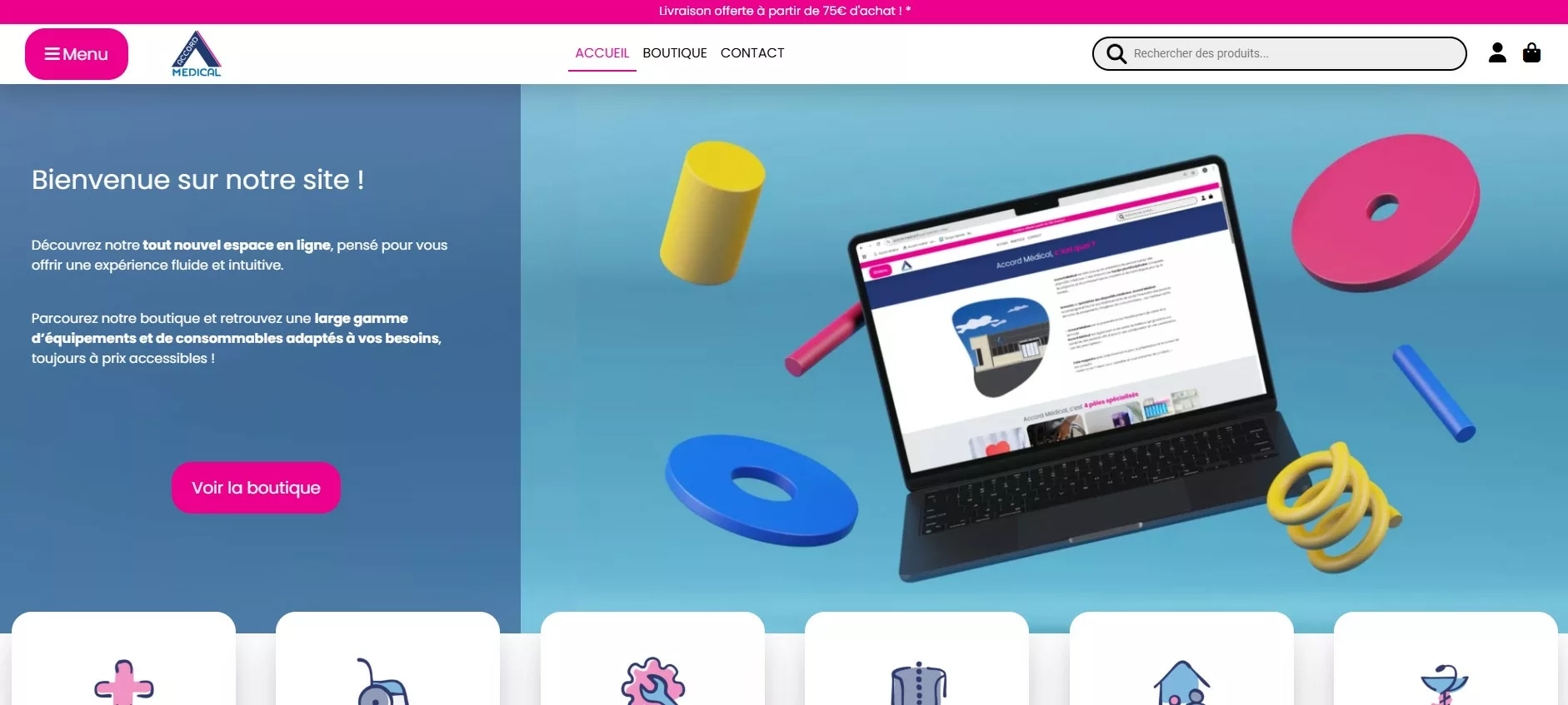 Site web Accord Médical